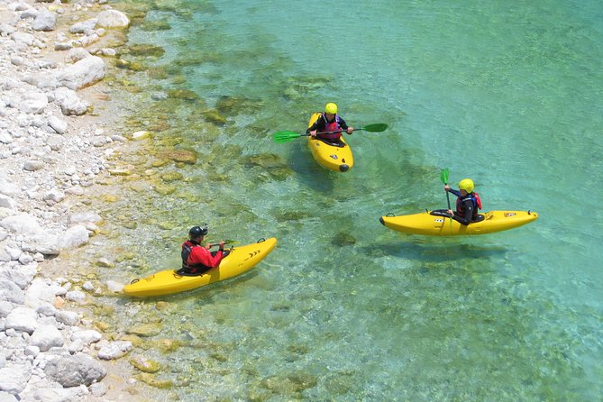 1 day KAYAK COURSE on Soča river, for beginners - What the two hours on water are like