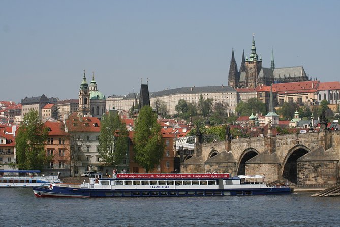 1 hour Prague Panoramic Vltava River sightseeing Cruise - Kampa Island and the quieter river views