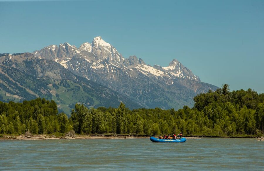 13-Mile Snake River Scenic Rafting Experience from Jackson - The mountain views around the Snake River