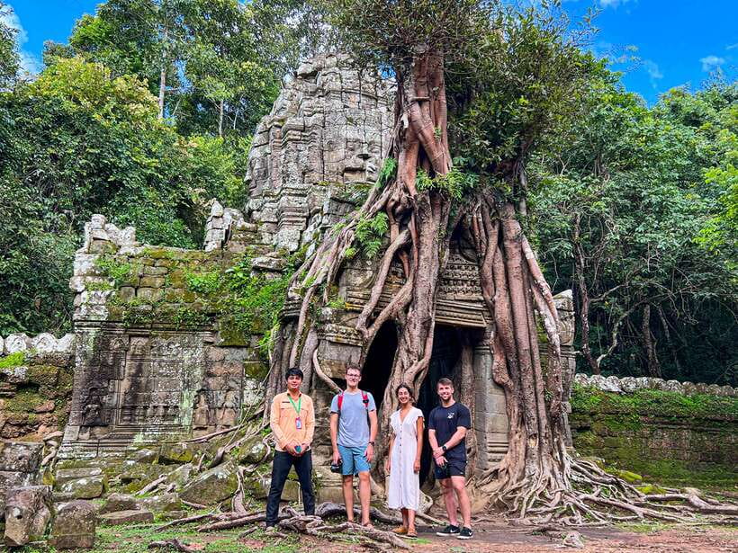 2-Day Angkor Wat, Kulen Mountain, Beng Mealea and Tonle Sap - Breakfast, palm cake, and a stop in Preah Dak
