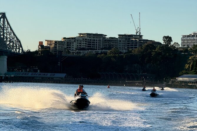 2 Hour Brisbane River Jetski Adventure - Riding the modern Sea-Doo jetski