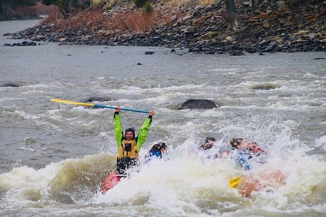 2 Hour Rafting on the Yellowstone River - The swim stop adds a welcome change