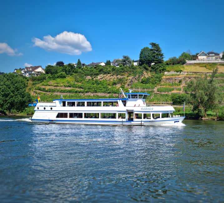 2-River Day-trip by boat to Koblenz and return from Alken - Entering Koblenz after the final Moselle locks