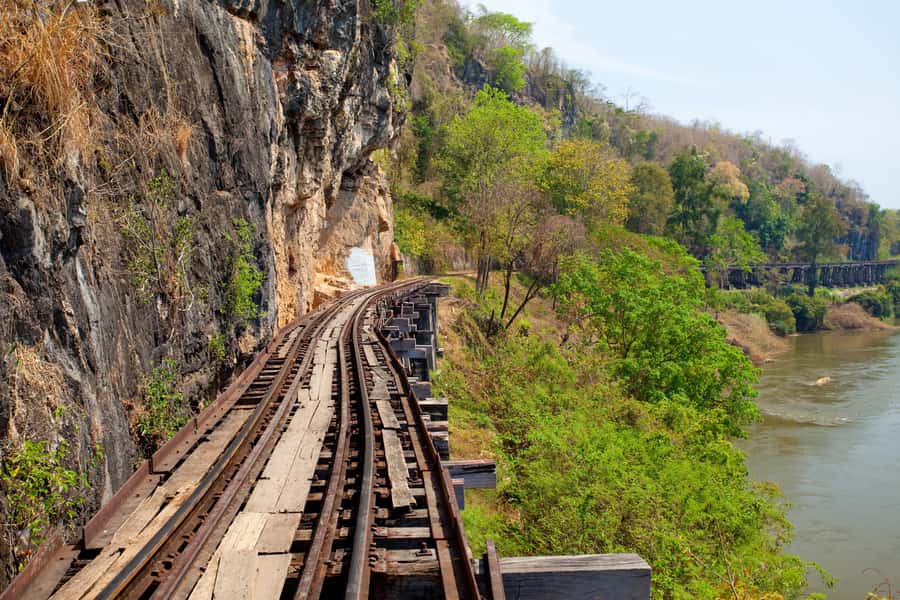 3-Day River Kwai, Floating Market and Erawan Waterfalls - The bridge, cemetery, and final return to Bangkok
