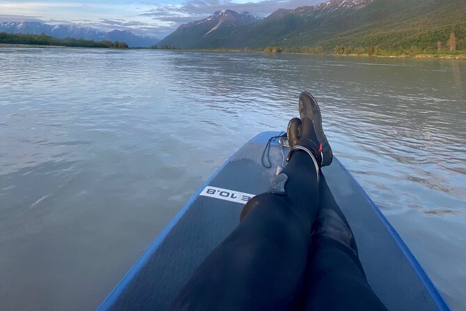 3 hour Lazy River Kayak Float - Watching Pioneer Peak rise above the river
