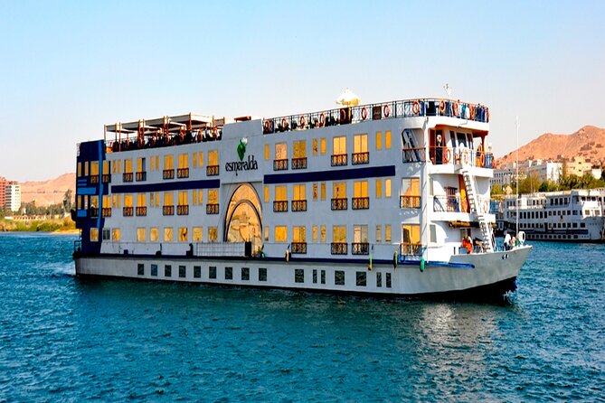 4-Day Nile Cruise sails Aswan to Luxor&Abu Simbel.Hot air Balloon - Boarding in Aswan and visiting Philae