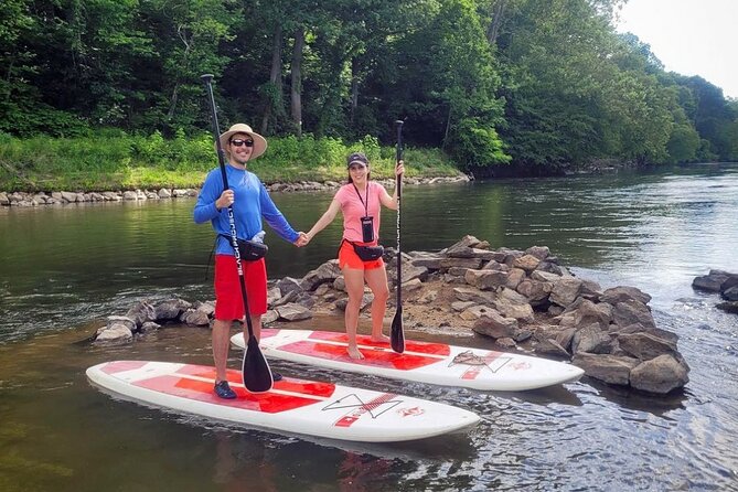 7 Mile Guided Paddleboard Tour On The French Broad River in Asheville - Seven miles of easy river travel near Asheville