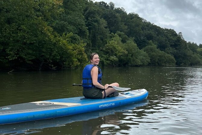 7 Mile Guided Paddleboard Tour On The French Broad River in Asheville - What the three-and-a-half-hour schedule feels like