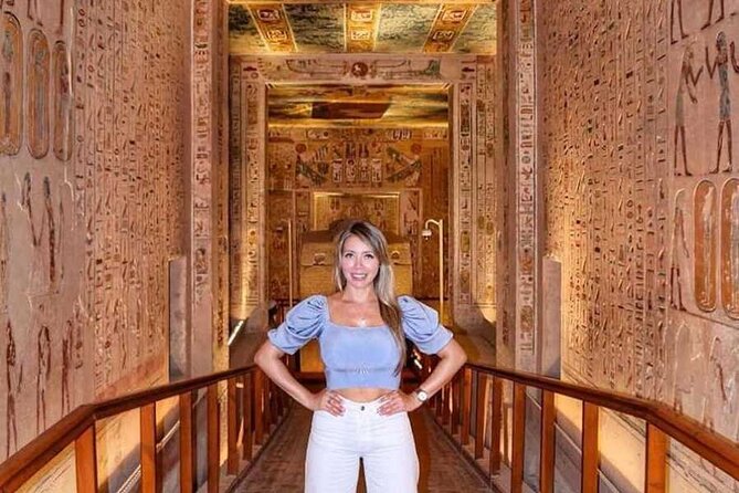 8 Nights Egypt Tour,Cairo,Luxor,Aswan&Abu Simbel,Nile Cruise,Hot Air Balloon - A Hot-Air Balloon And The Valley Of The Kings