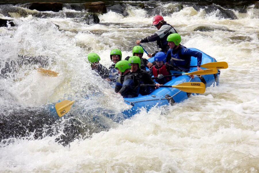 Aberfeldy: Rafting on the River Tay - The 30-minute briefing sets the tone