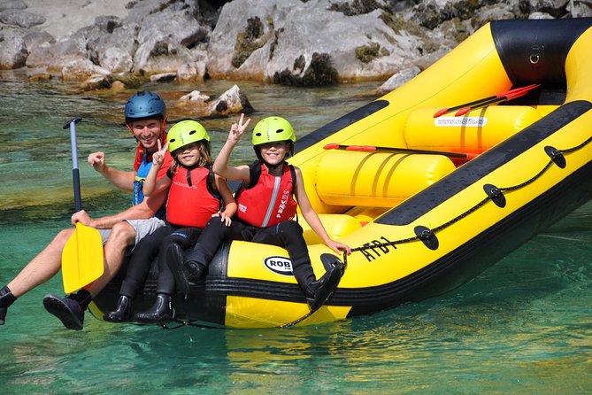 Adventure Rafting on Soca River in Bovec With Photos - Paddling through the emerald water