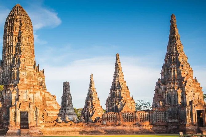 Afternoon Ayutthaya heritage site & River Boat Ride at Sunset - Wat Chaiwatthanaram at the day’s best light