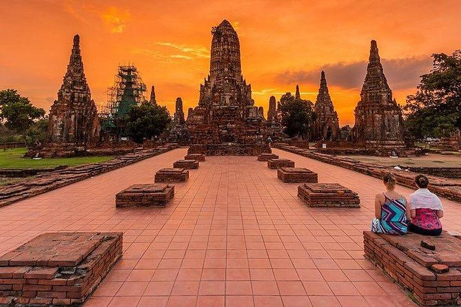 Afternoon Ayutthaya heritage site & River Boat Ride at Sunset - The sunset boat ride around Ayutthaya
