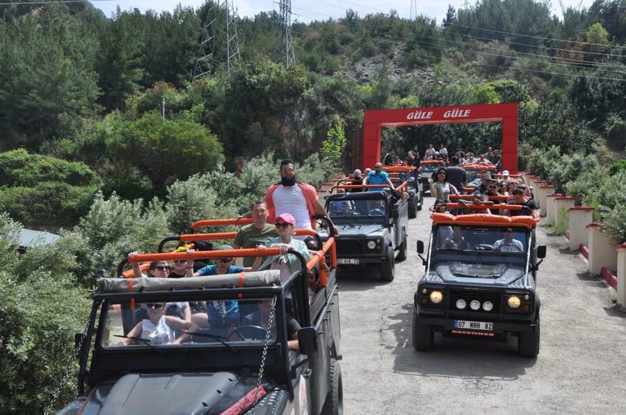 Alanya: Dim River, Dim Cave, and Kestel Jeep Tour with Lunch - What to pack for seven hours outside