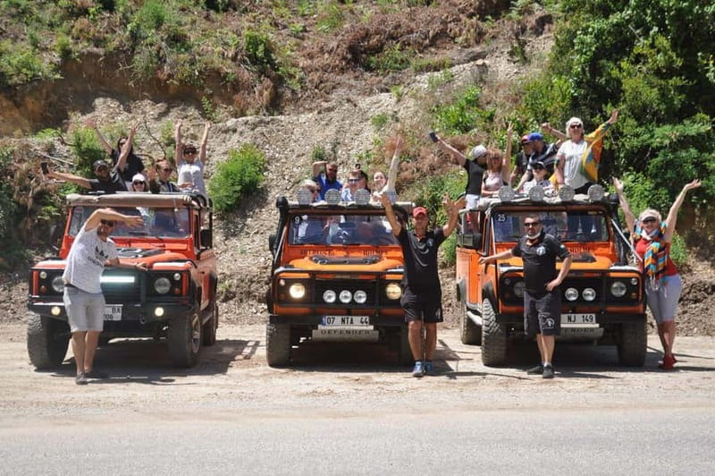 Alanya Jeep Safari: Dim Cave, River & Nature Adventure - Pickup, jeeps, and the practical start