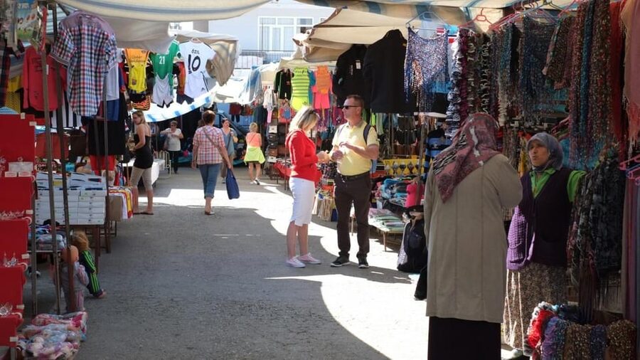 Alanya/Side: Manavgat River & Waterfall, Boat Tour, & Bazaar - Manavgat Waterfall: attractive, brief, and not a swimming spot