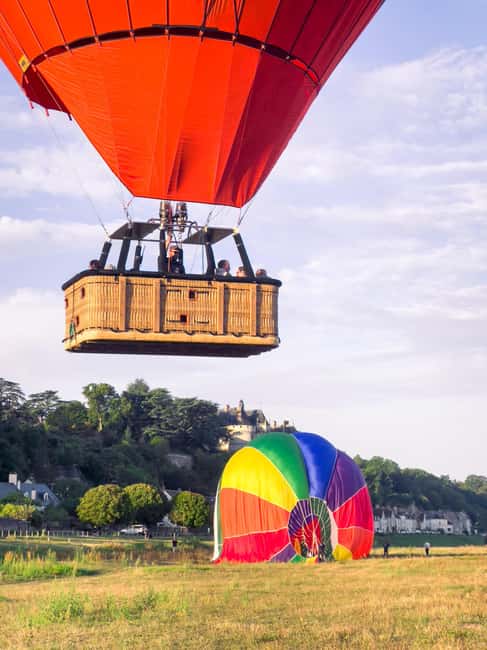 Amboise Hot-Air Balloon Sunset Ride over the Loire Valley - One hour above vineyards, rivers, and château country