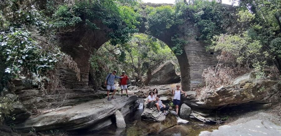 Andros: Achla River Trekking to the Waterfall - Swimming Beneath Gerolimni Waterfall