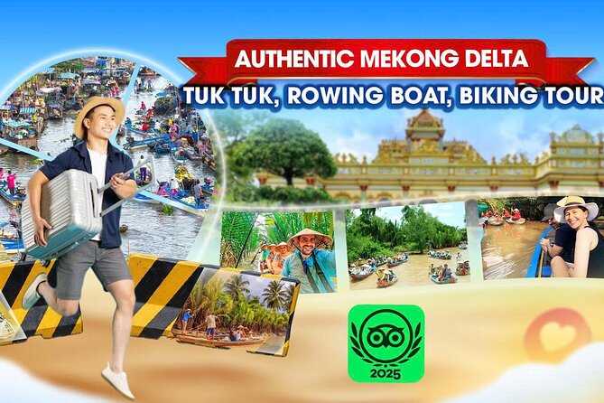 Authentic Mekong Delta: Tuk Tuk, Rowing Boat, Biking Tour - Key points to know before booking