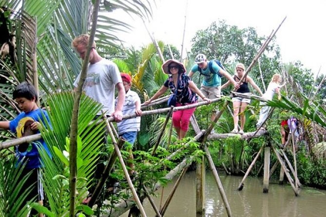 Authentic Mekong Delta: Tuk Tuk, Rowing Boat, Biking Tour - Ben Tre brings fruit, gardens, and coconut products