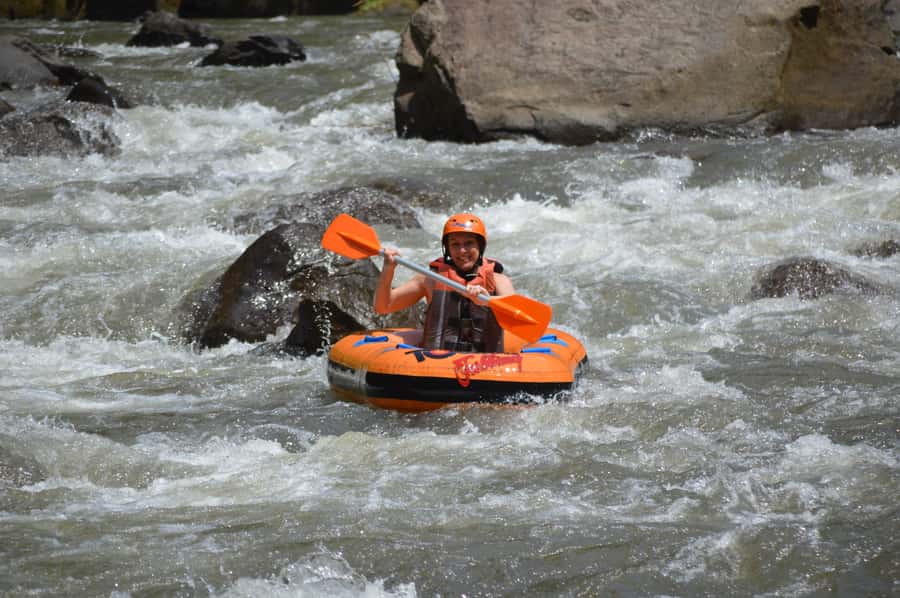 Ayung River: All-Inclusive Tubing Adventure with Lunch - Floating through the Ayung River canyon