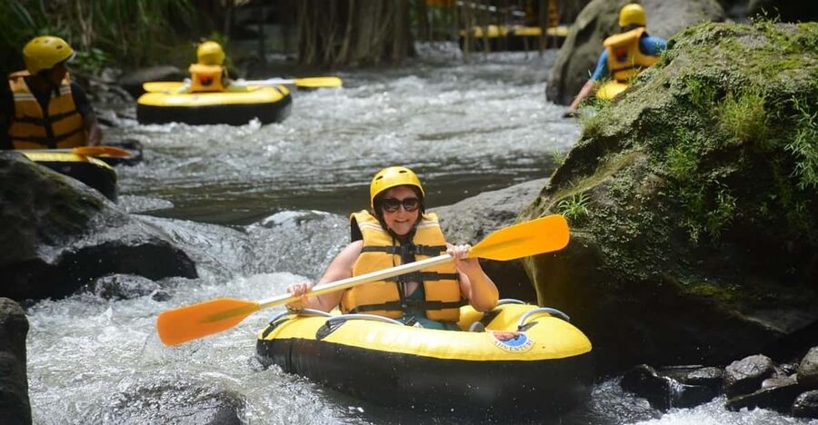 Bali: ATV Quad Bike, River Tubing Adventure All Inclusive - The Wos River tubing trip takes about 90 minutes