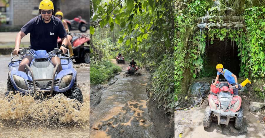 Bali: ATV Ride Adventure with track river bank, dense forest - Riding through Ubud’s private forest tracks