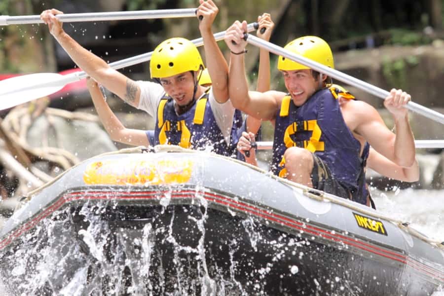 Bali: Ayung River Premium White Water Rafting with Lunch - The long stairway to the Ayung River