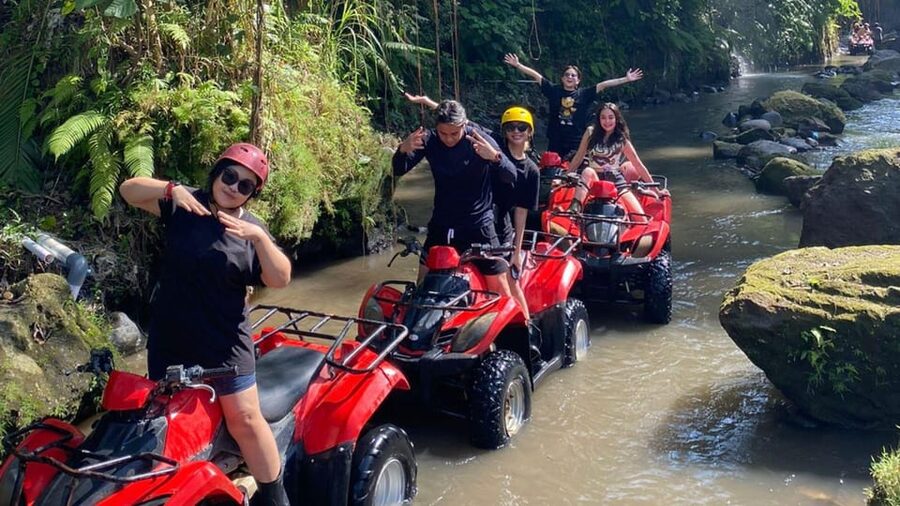 Bali: Beji River Adventure ATV Adventure Exclusive trails - Mysterious Cave Tracks and river scenery
