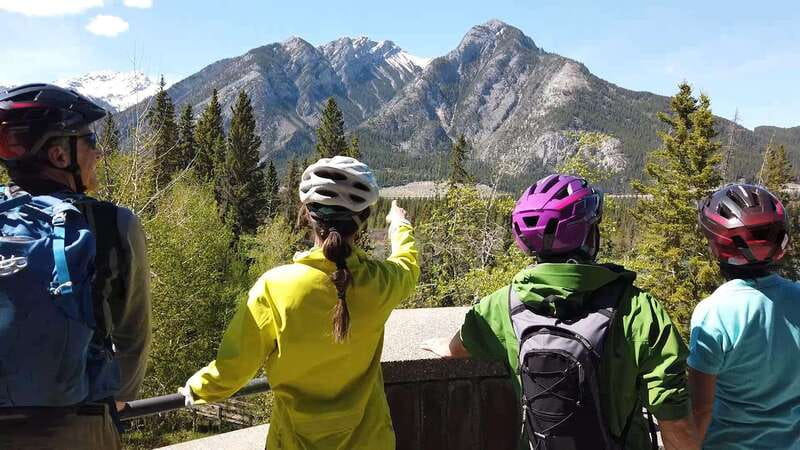 Banff: Bow River E-Bike Tour and Sundance Canyon Hike - Starting in Banff with a ten-minute safety briefing