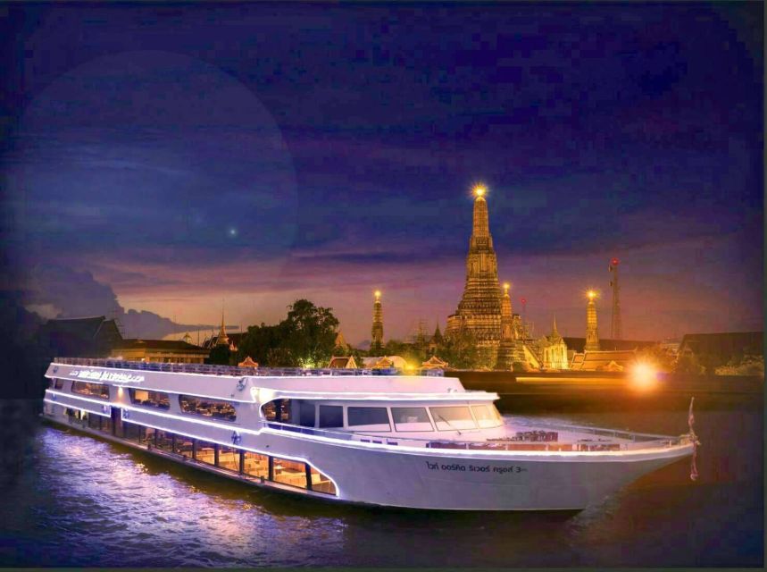 Bangkok: 2-Hour Dinner & Shows on White Orchid River Cruise - Live music and the cabaret show