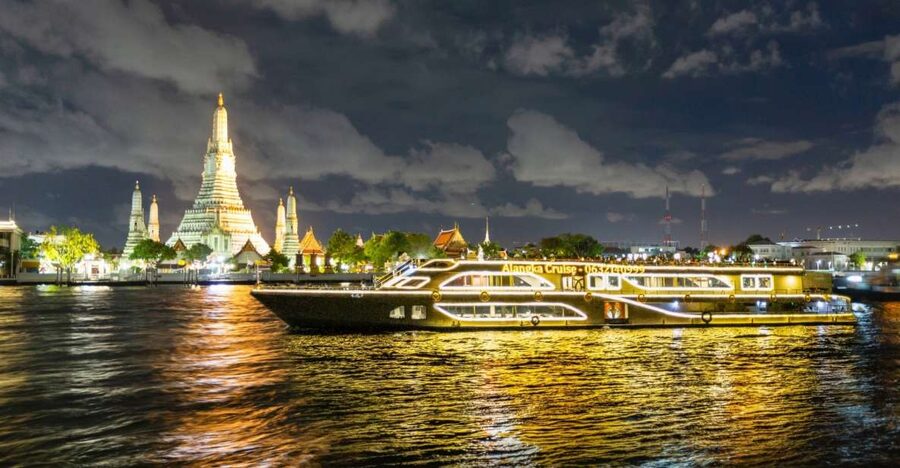 Bangkok: Chao Phraya Alangka Cruise at Icon Siam - The route from Memorial Bridge to Rama VIII Bridge