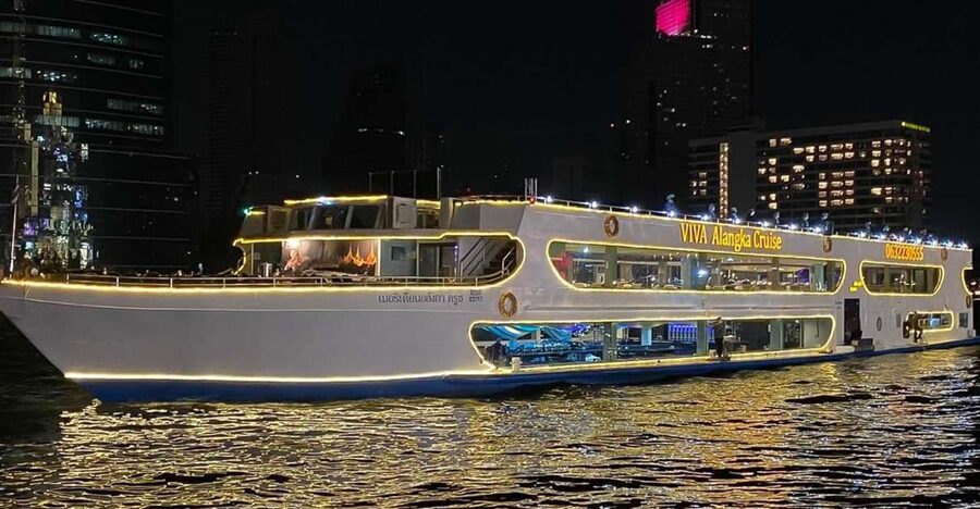 Bangkok: Chao Phraya Buffet Dinner Viva Alangka Cruise - What the Viva Alangka evening is really like