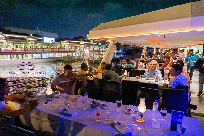 Bangkok Chao Phraya Princess Night Dinner Cruise - The Grand Palace from the river