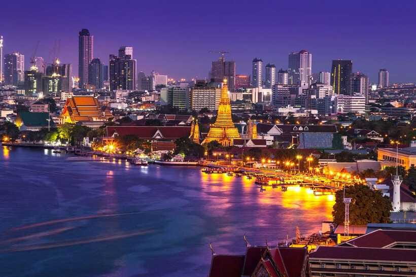 Bangkok: Chao Phraya River Meridian Cruise with Buffet - Rama VIII Bridge and the first stretch of the river