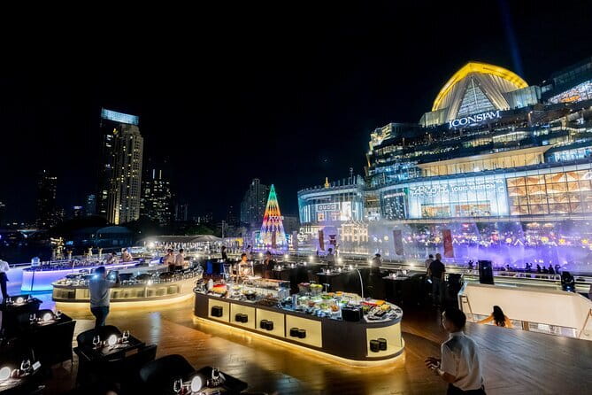 Bangkok Opulence Chao Phraya River Dinner Cruise from ICONSIAM - The Chao Phraya at night is the main attraction