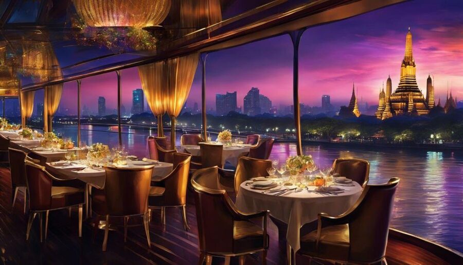 Bangkok: White Orchid Chao Phraya Dinner Cruise free Beer - Boarding at Asiatique or ICONSIAM