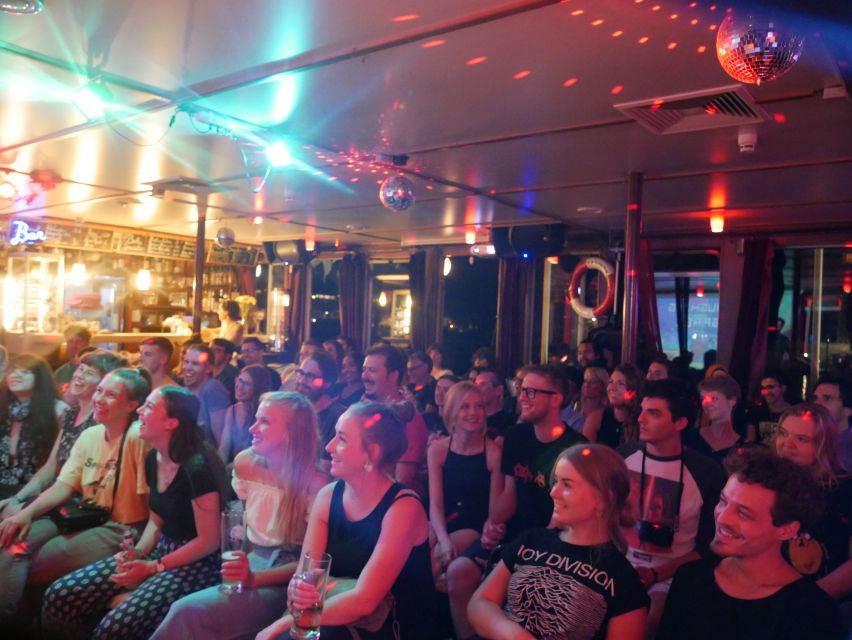 Berlin: Laughing Spree Comedy Show on a Boat - Open mic variety, from playful to dark
