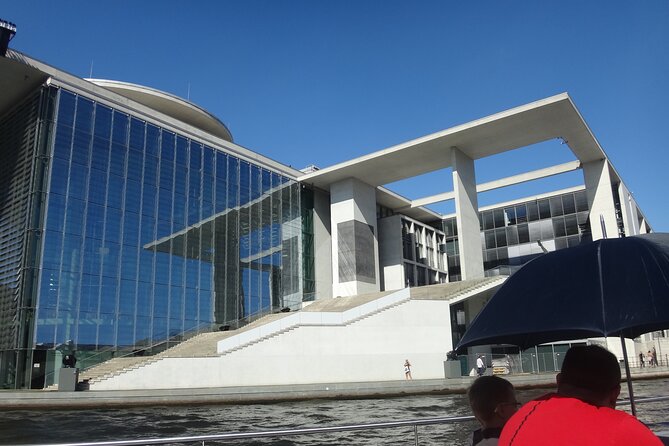 Berlin sightseeing boat tour on the Spree - Nikolaiviertel, the television tower, and old and new Berlin