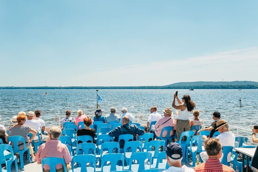 Berlin: Spree Boat Tour to Müggelsee - What the boat is like during three and a half hours