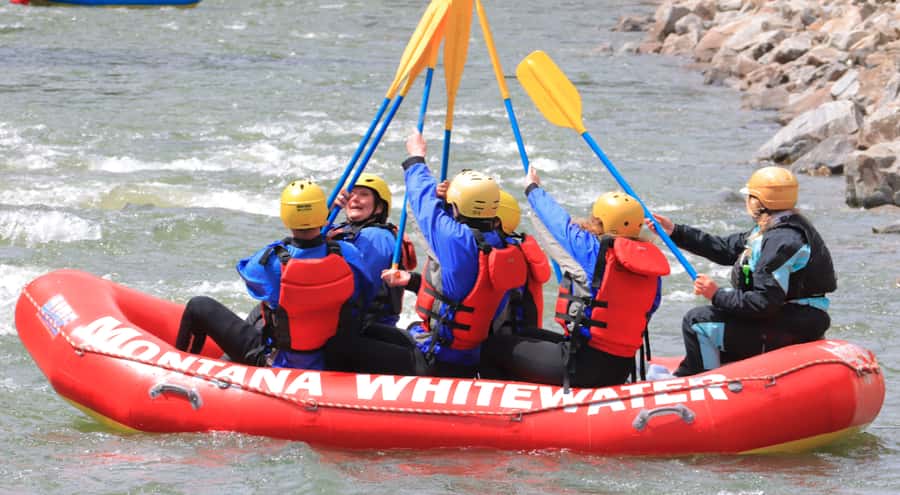Big Sky: Half-Day Gallatin River (Class II-IV) Rafting Trip - A three-hour run through the Gallatin Canyon