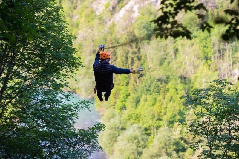 Bled: Europe's Longest Zipline Adventure over Dolinka River - Seven lines across the Sava Dolinka Valley