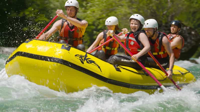 Bled: Sava River Rafting Trip - The mountain setting is part of the attraction