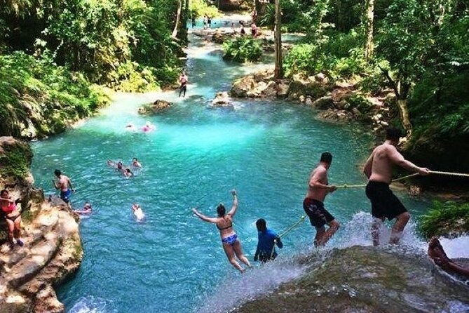 Blue Hole and Dunn’s River Falls Tour with Lunch and Cocktails at Reggae Hill - Dunn’s River Falls: the most active stop