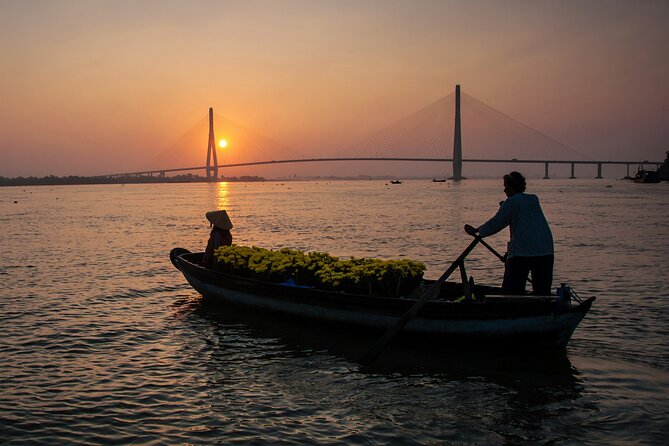 Boat tour on Mekong river see the sunset, small canal, Vegan dinner, street food - Munir Ansay Pagoda and Can Tho’s Khmer culture
