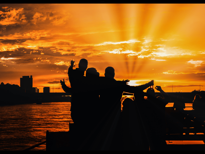 Bonn: Sunset Boat Tour on the Rhine - The first hour: lounge music and a choice of seats