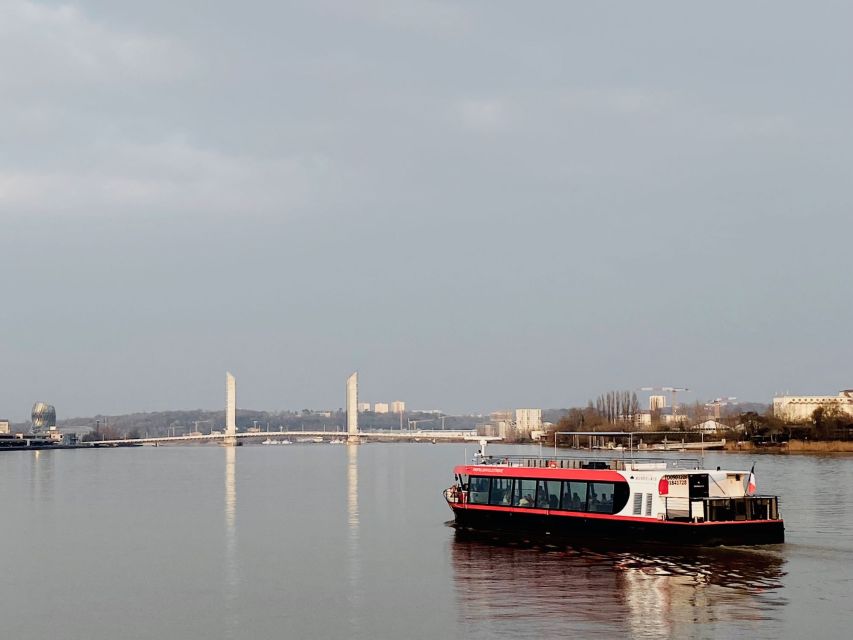 Bordeaux: Evening Apéritif Cruise on the River Garonne - Passing under Pont Jacques-Chaban-Delmas