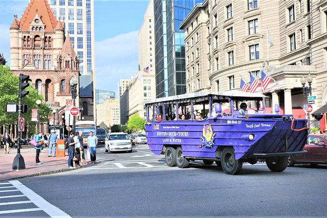 Boston Duck Boat Sightseeing City Tour with Cruise Along Charles River - TD Garden, the bridge, and Boston’s sports side