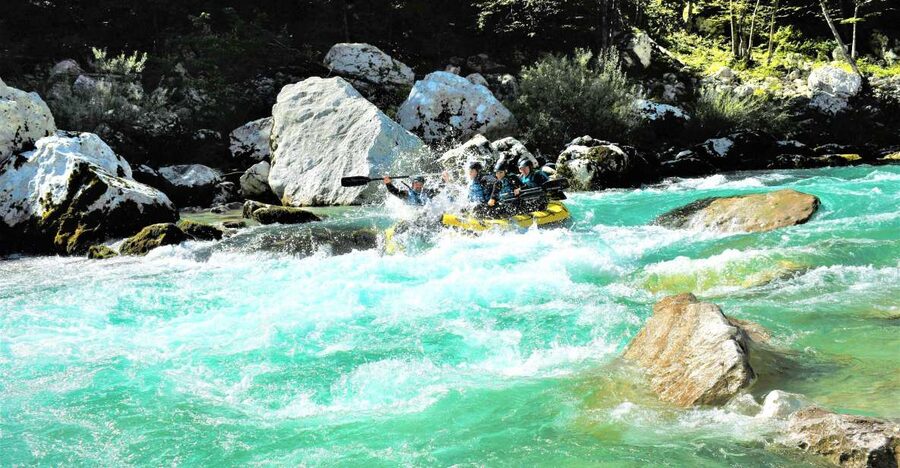 Bovec: Adventure Rafting on Emerald River Soča + FREE photos - One and a Half Hours on the River
