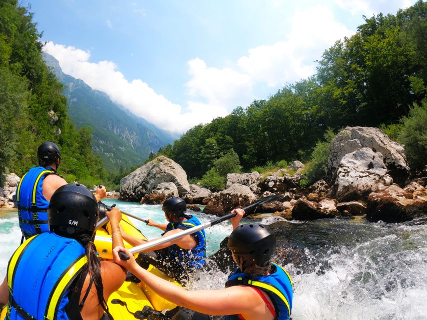 Bovec: Adventure Rafting on Emerald River Soča + FREE photos - Swimming, Sliding, and the Manhattan Rock Jump